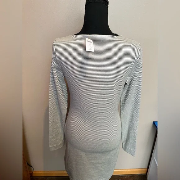 New Kate Spade Saturday contemporary striped mini bodycon dress. Size small. - Picture 3 of 13